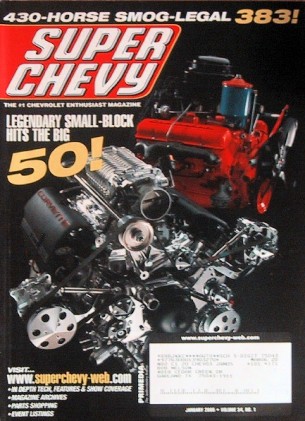 SUPER CHEVY 2005 JAN - A TRIBUTE TO THE '55s & MOUSE